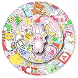 50 Pcs Baby Supplies Stickers - Cute Infant Items Designs, Premium PVC, Removable & Reusable, for Parents, Nurseries & Decoration (Baby)