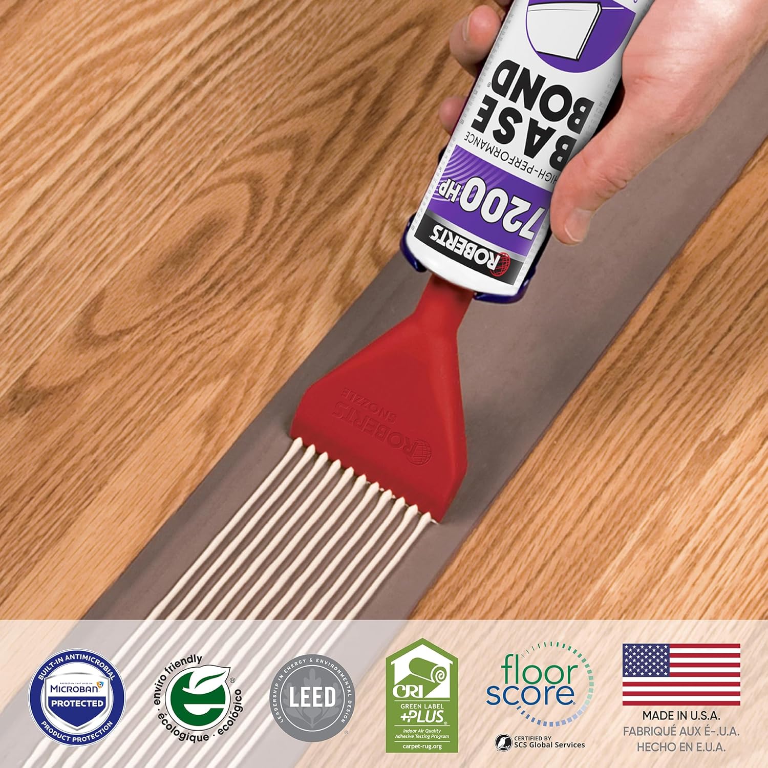 Roberts High-Performance Base Bond Wall Base Adhesive - 30 Oz. (887 mL)
