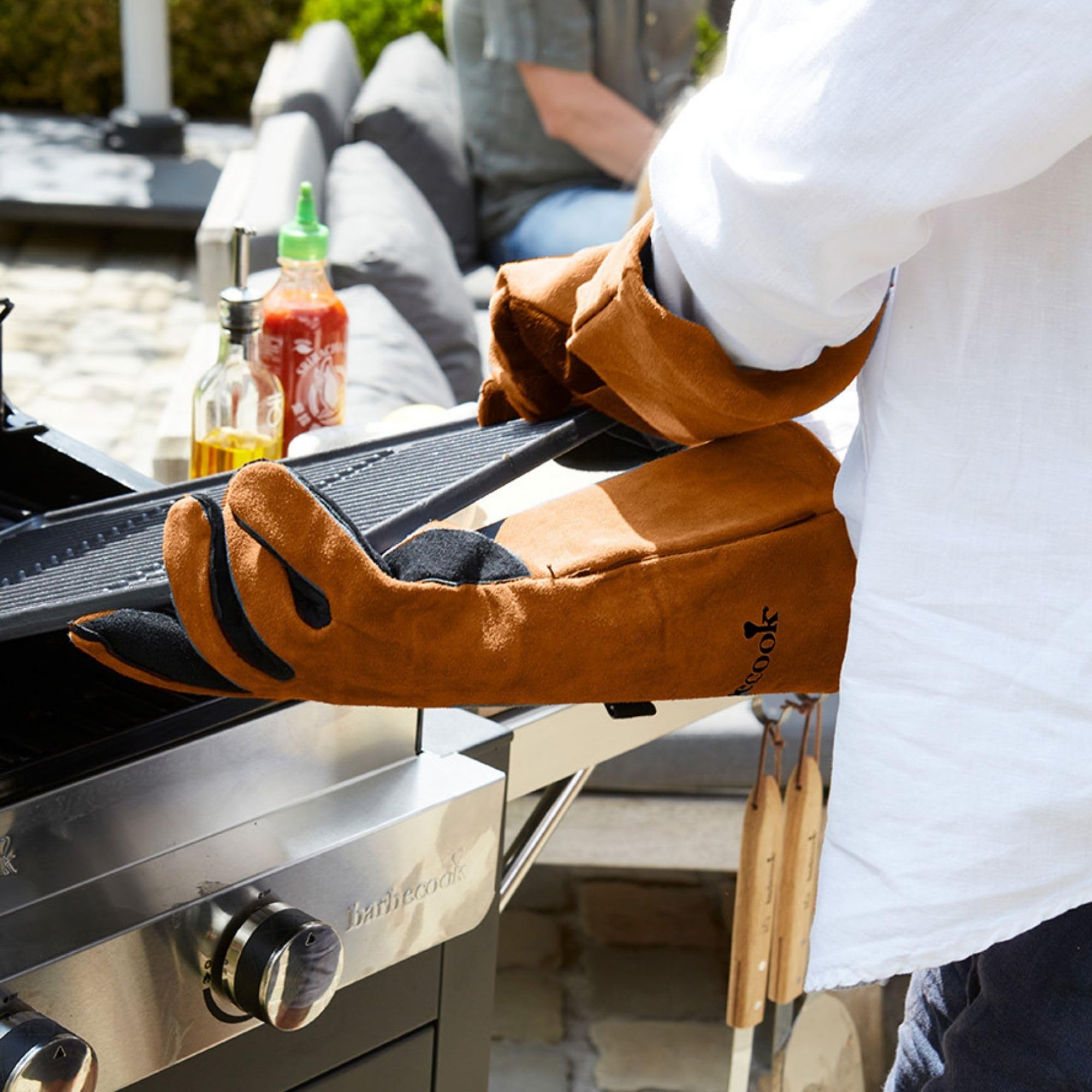 Barbecook Gants de Protection - Cuir Souple
