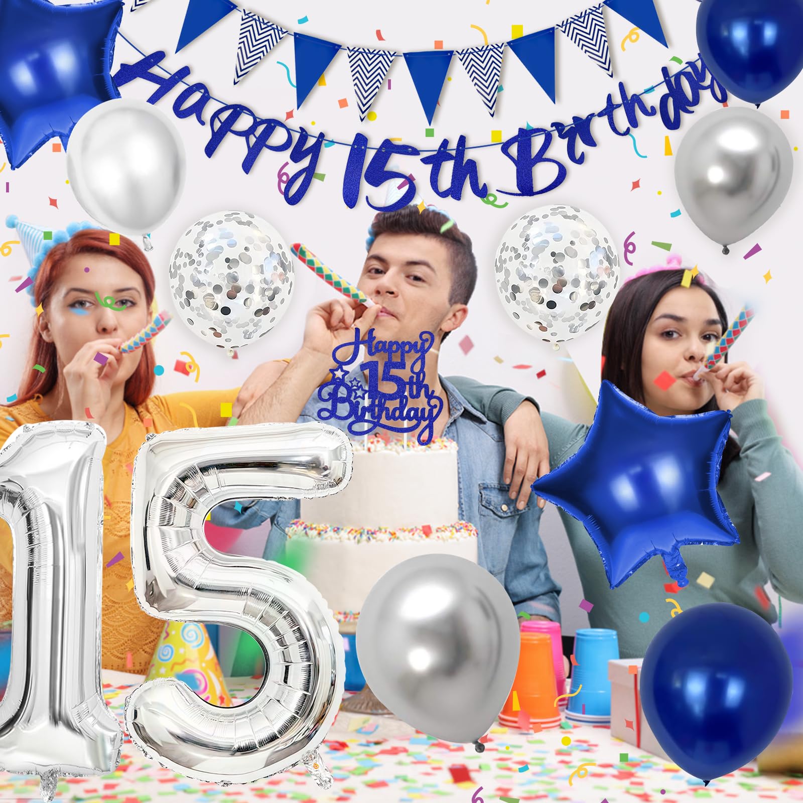 KAYLRE 18 Anni Compleanno Decorazioni Viola Nero, 18 Striscione di Compleanno, 18 Anni di Buon Compleanno Decorazione di Festa per Ragazzo Ragazza, Poster di Tessuto Sfondo Fotografico 18 Feste