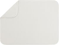 Vista 13 de S&T INC. Tapete de microfibra para secado de platos, reversible y absorbente para cocina, de 16 x 18 pulgadas, color negro