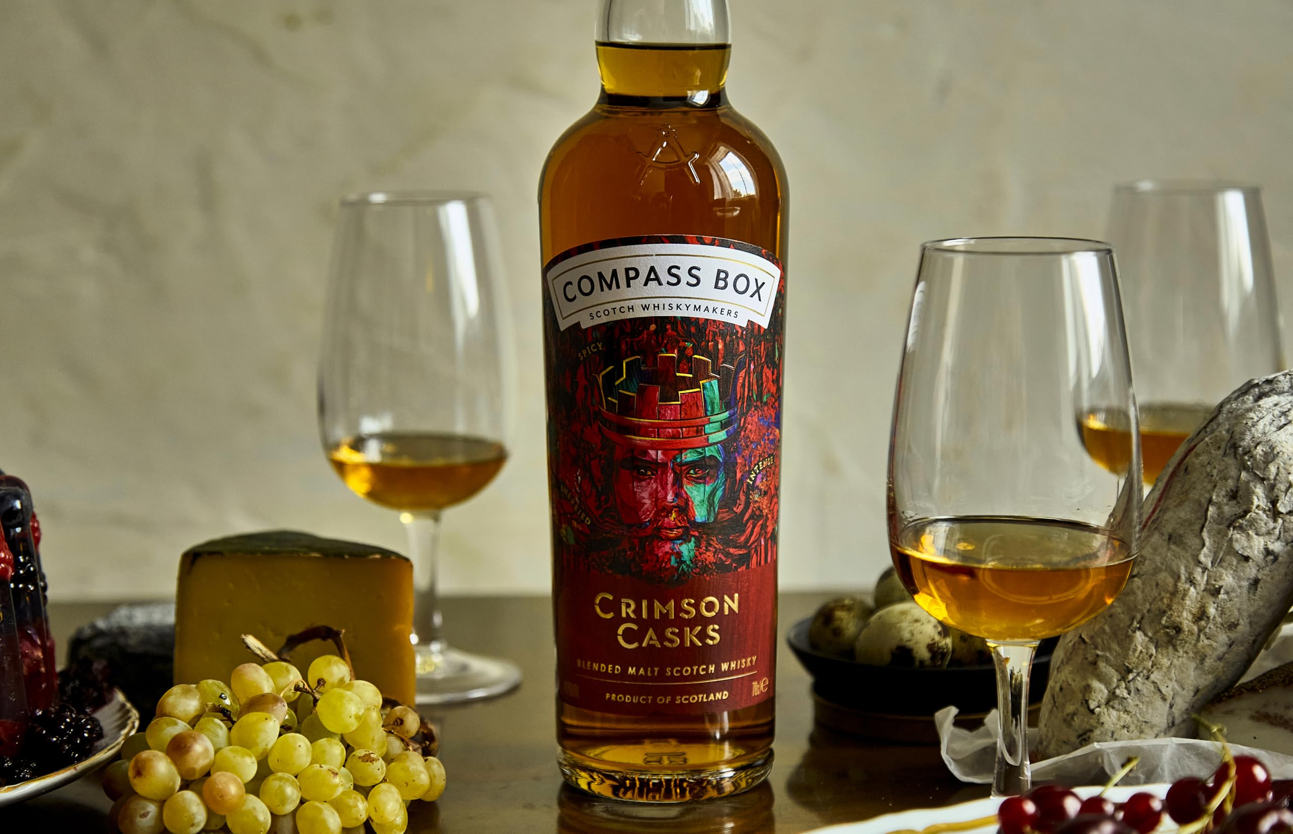 コンパスボックス　クリムゾン カスク CRIMSON CASKS BLENDED MALT SCOTCH WHISKY COMPASS BOX クリムゾン