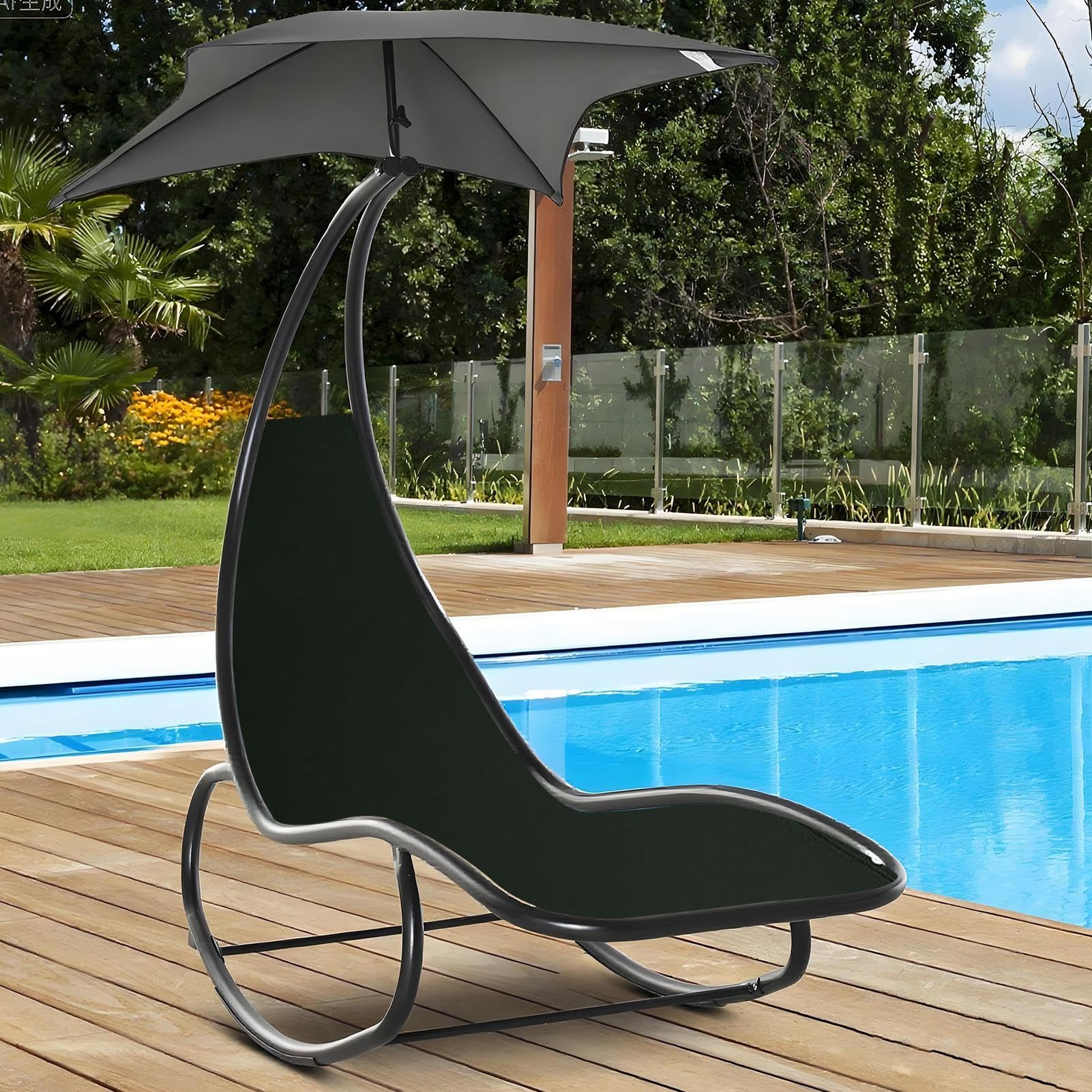 Swing - Rete di ricambio impermeabile per sedie esterne, in tessuto impermeabile Chaise Lounge, accessorio per amaca per cortile, fattoria, giardino, campeggio, balcone, backyard Travel
