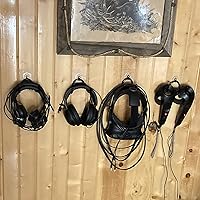 Vista 7 de Pmsanzay Paquete de 3 soportes universales autoadhesivos para controladores de juegos, soporte de montaje en pared, soporte para Xbox One PS4 Switch