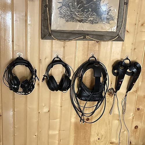 Miniatura 7 de Pmsanzay Paquete de 3 soportes universales autoadhesivos para controladores de juegos, soporte de montaje en pared, soporte para Xbox One PS4 Switch