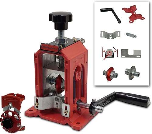 CopperMine Máquina pelacables manual de lujo, combinación de pelacables de cobre, paquete de pelacables de mano y manivela y taladro
