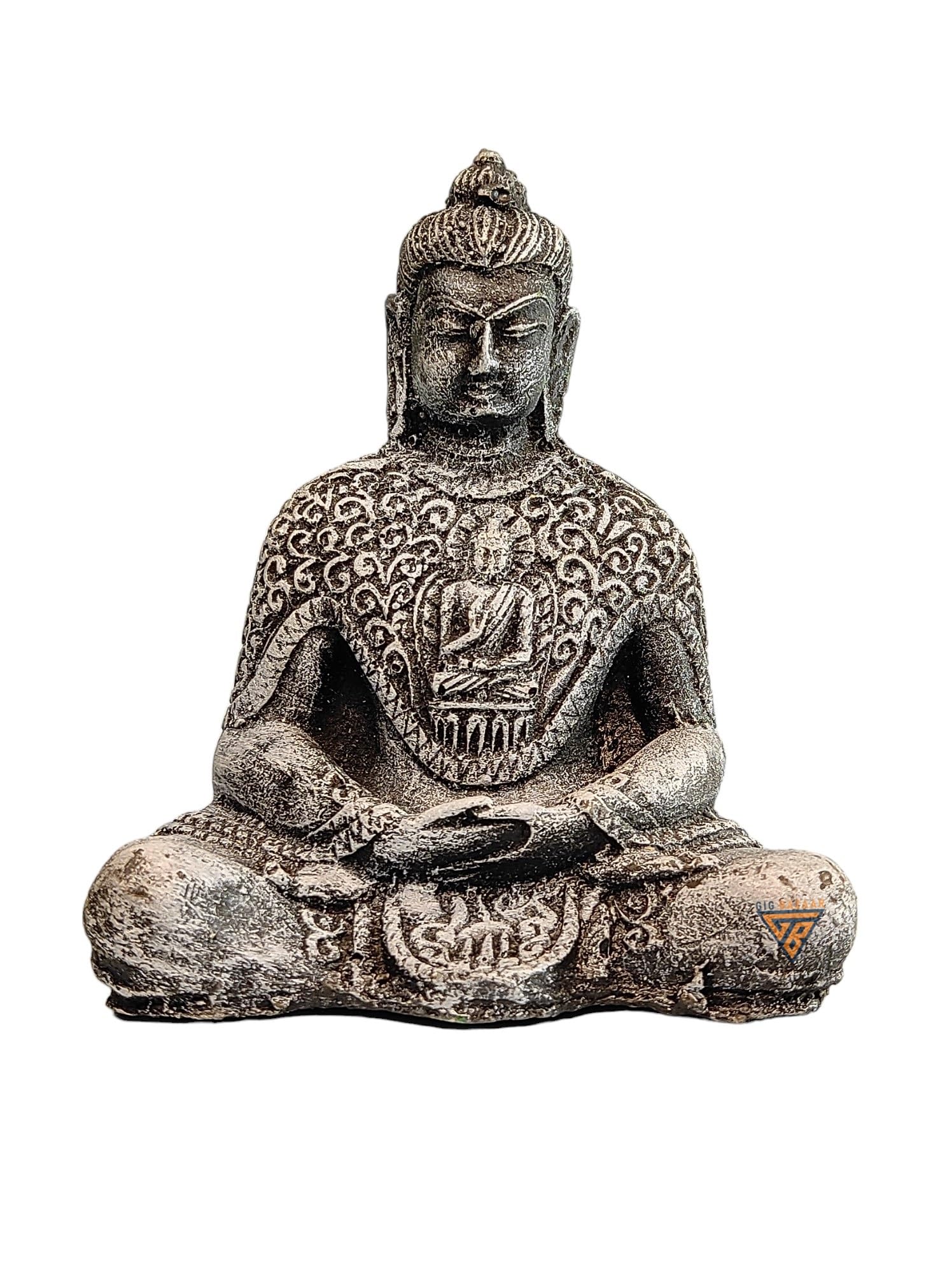 GIG BAZAAR-Aquarium Ancient Buddha Statue Decor Underwater Landscape for Fish Tank Decorations Ornaments Accessories (Grey) (B0D6ZKBV78) Amazon Price History, Amazon Price Tracker