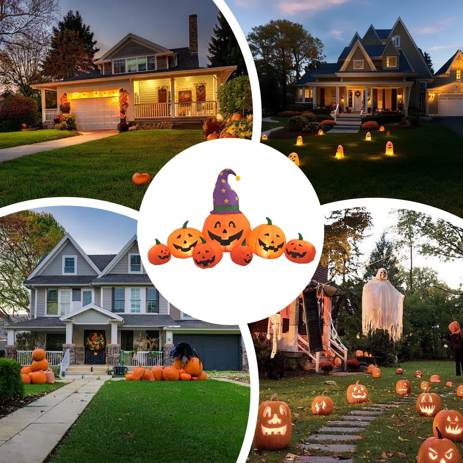 Fantasma spettrale gonfiabile all'aperto della di Halloween