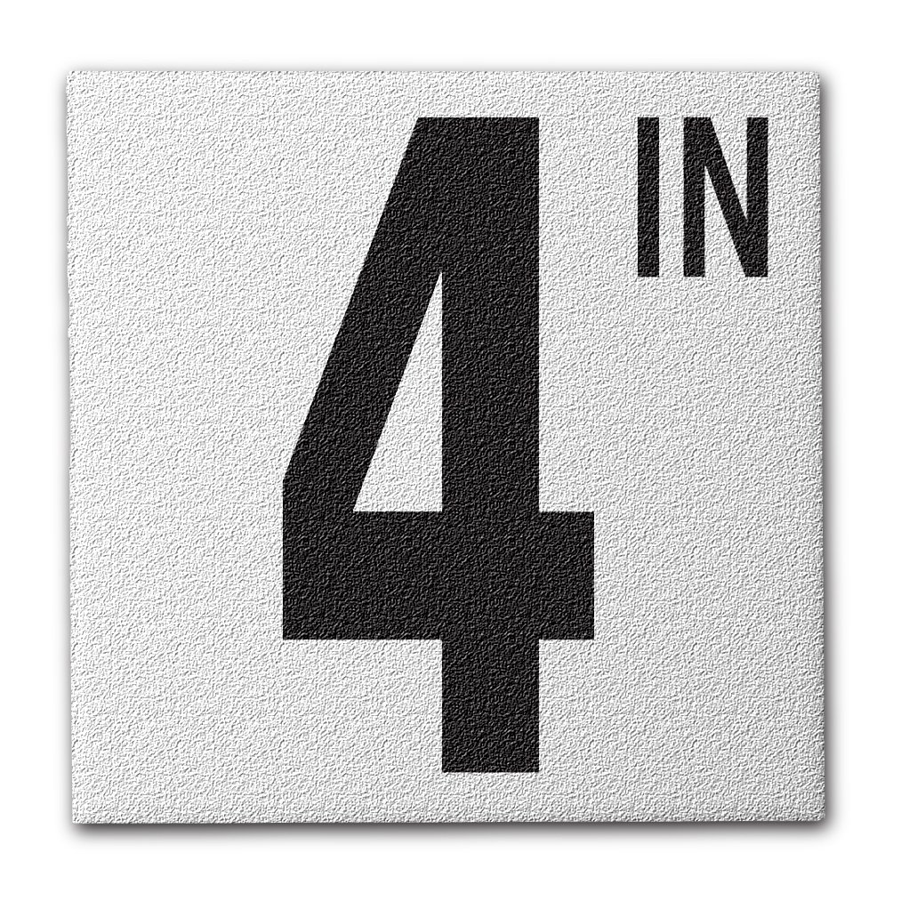 Ceramic Swimming Pool Deck Depth Marker 