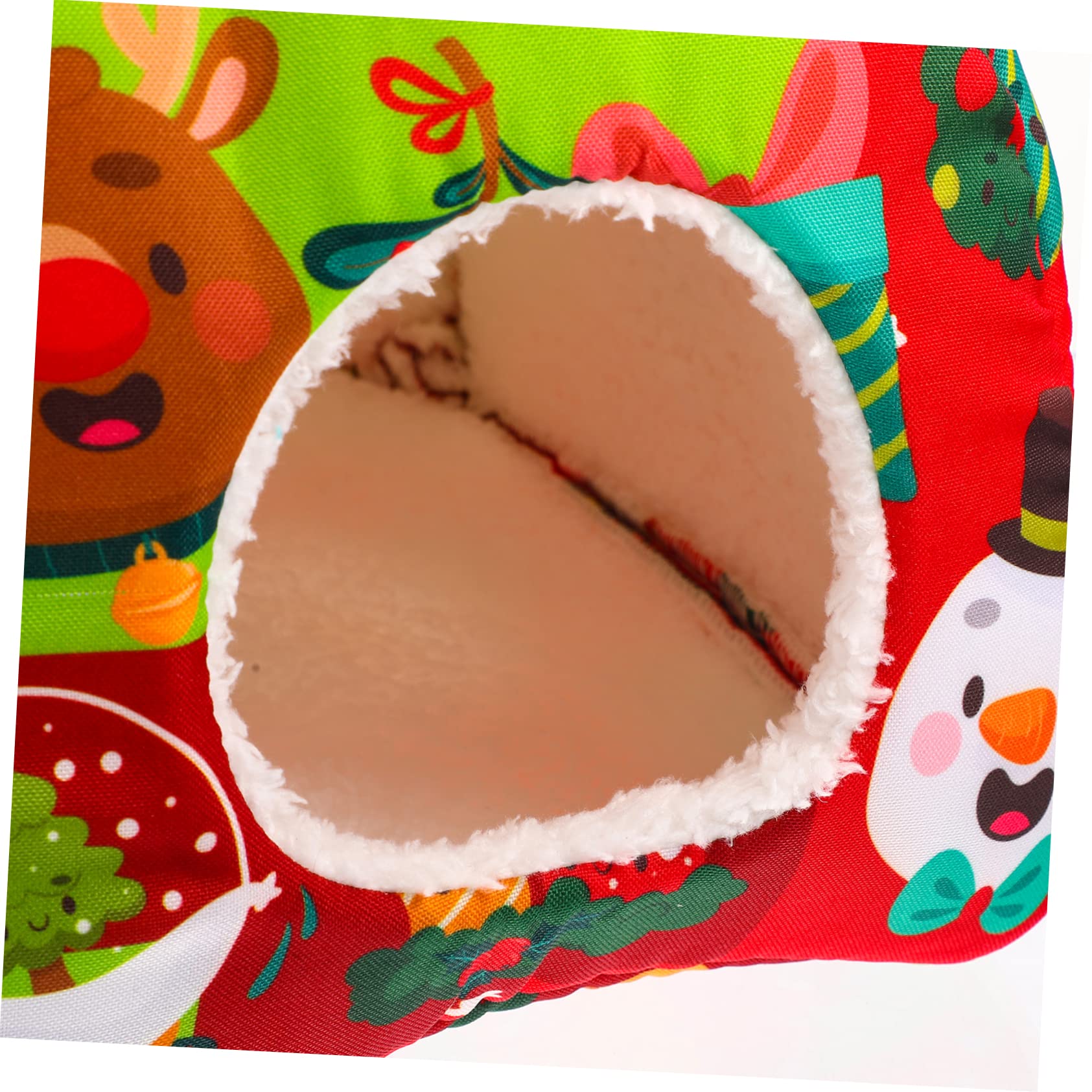 VANZACK 4piezas Aislante para Hámster y Roedores Cama De Invierno Acogedora y Cálida Refugio De Esponja para Hamsters y Diseño Adorable Jaula