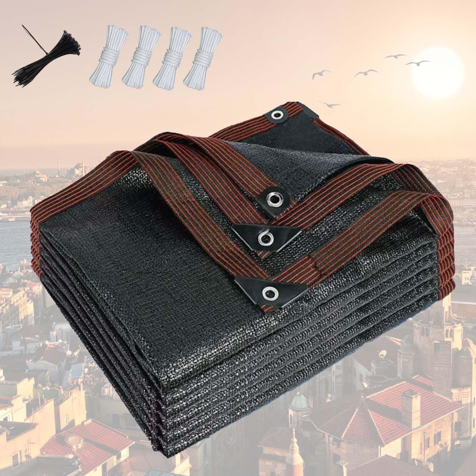 Filet d'ombrage pour pergola bâche fraîcheur terrasse 3x9m
