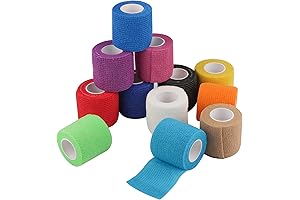 Athletic Self Adherent Cohesive Bandage Wrap - 2 Inches X 5 Yards
