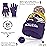 Ultra Game NFL Official Youth Super Soft Winter Beanie Knit Hat with Extra Warm Touch Screen Gloves, Baltimore Ravens, Team Color 2, 1SIZE