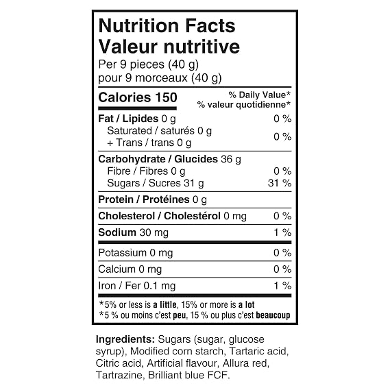 Sour Patch Kids Chry Blasters 308G | Bulk Candy, Gummy Candy, Sharing Sized, Prepared in Canada