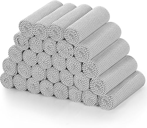 Vista 46 de Biange - Toalla de enfriamiento para deportes, entrenamiento, fitness, gimnasio, yoga, golf, pilates, viajes, camping y más Verde (Green 10)