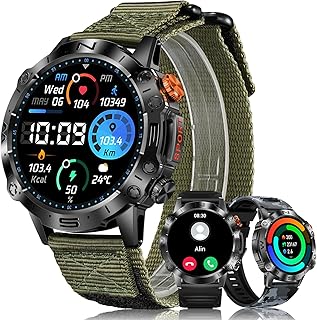 MEGALITH Smart Watch for Men Fitness: Sports Waterproof - Blood Pressure Health Monitor Smartwatch Compatible Android iOS Green