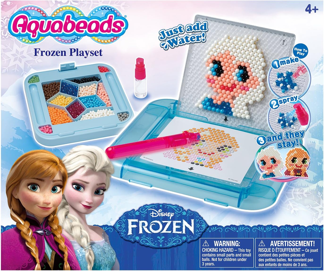 Disney Frozen AB65125 AquaBeads Frozen Playset - Elsa Anna and Olaf