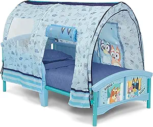 Delta Children – Bluey Plastic Toddler Bed with Tent