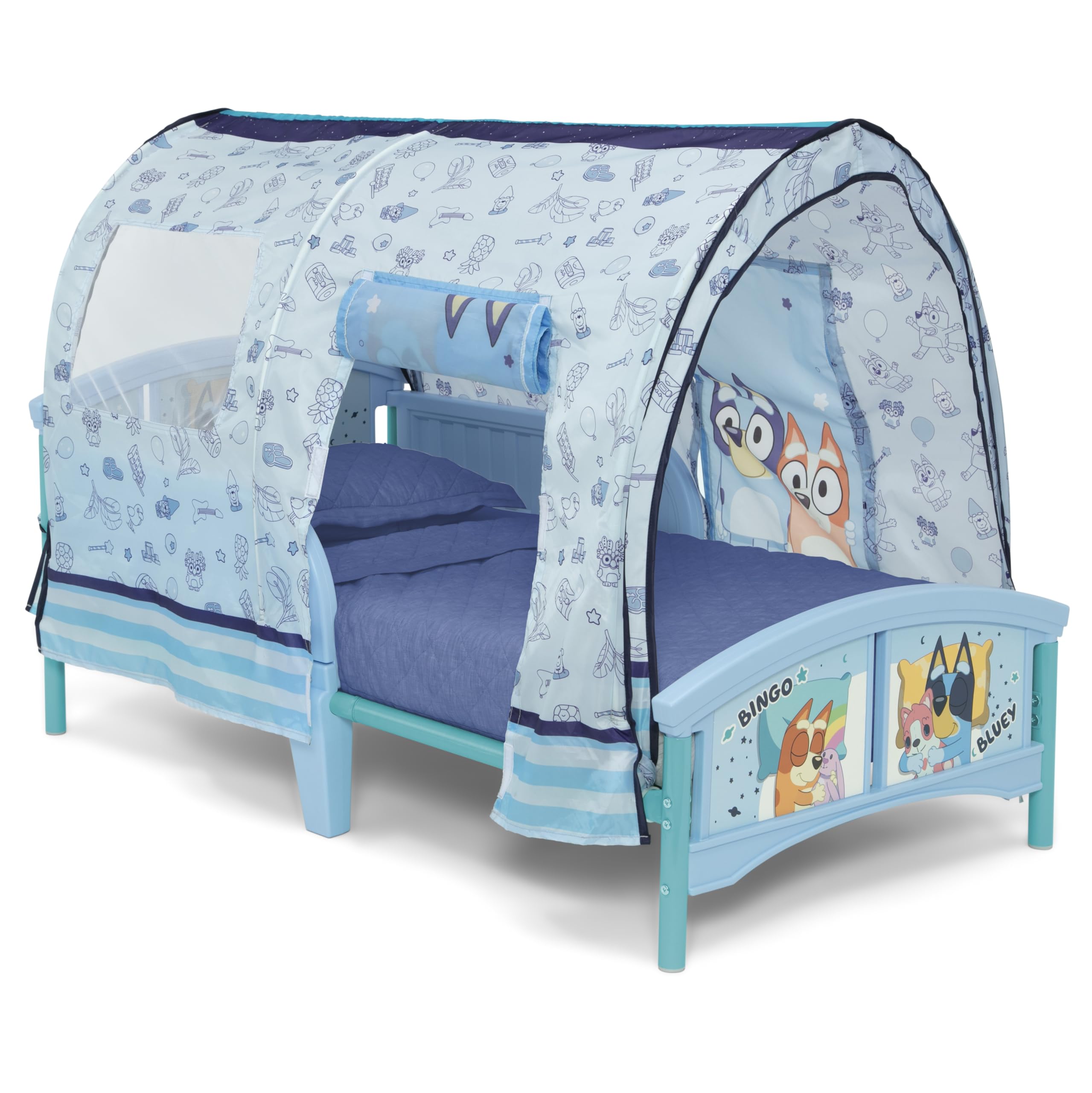 Delta Children – Bluey Plastic Toddler Bed with Tent : Baby