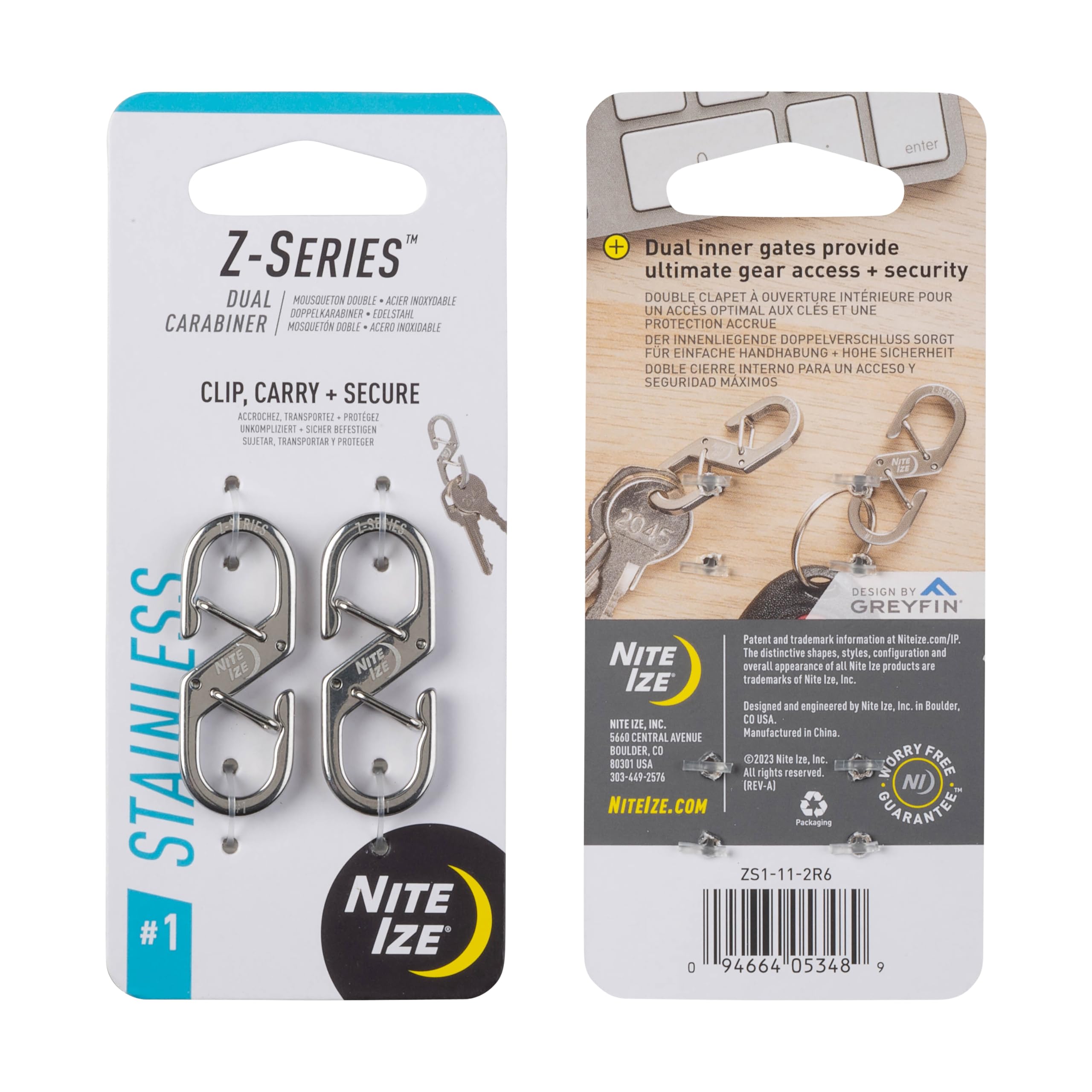 アクセサリー sa_12_chi Amazon.com: Nite Ize Z-Series Dual Carabiner - Heavy-Duty