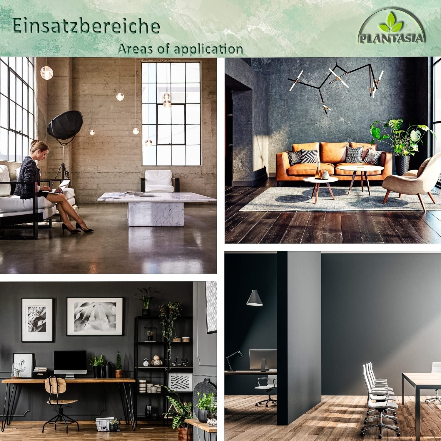 PLANTASIA Kunstpflanze Ficus Benjamini 190 cm