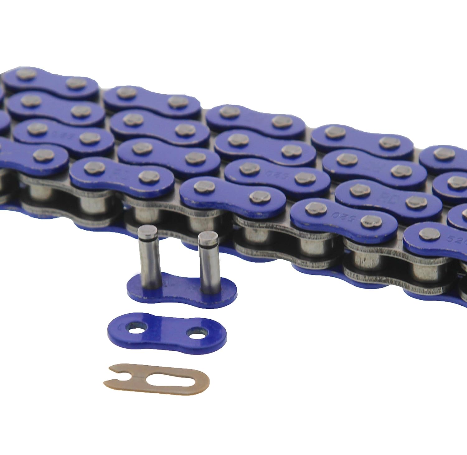 Blue Non O Ring Chain for Yamaha YZ250 250 1987-1990, 1994-2015 520X114L