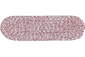 Super Area Rugs Farmhouse Red and White Kitchen Rug