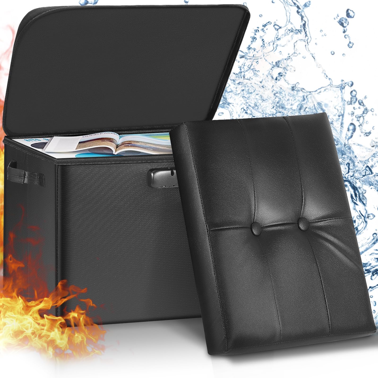 feuerfeste und wasserdichte dokumententasche