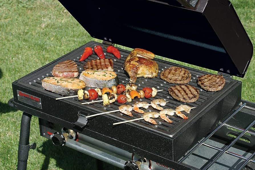 バーベキュー・調理用品 BBQ GRILL S GRILL RECTANGLE Barbecue Charcoal Grills with Wind Guard Seasoning Racks
