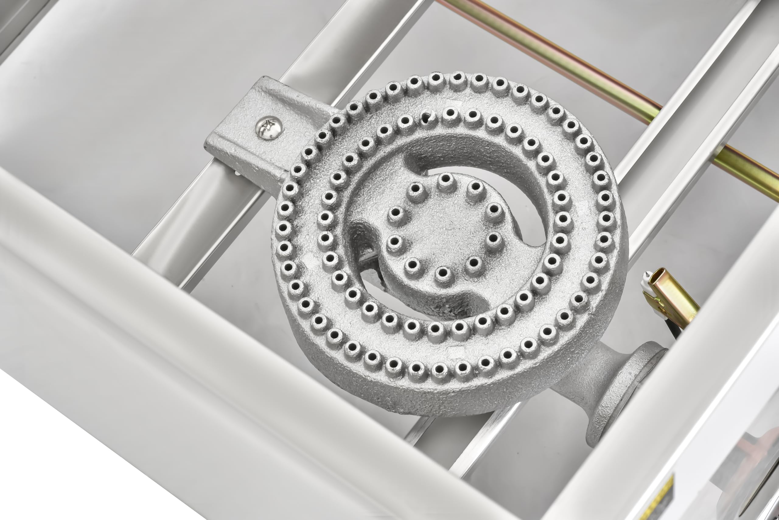 El Fumi – Freidora a Gas Industrial sin Grifo 8 L / 8+8 L en Acero Inoxidable, Butano/Propano, Alta Potencia para Hostelería (8+8L)