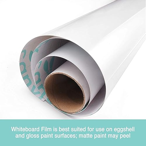 Miniatura 7 de Pizarra blanca de borrado en seco para pared, grande, autoadhesiva, extraíble, papel de contacto que no deja residuos, para niños, hogar y oficina,