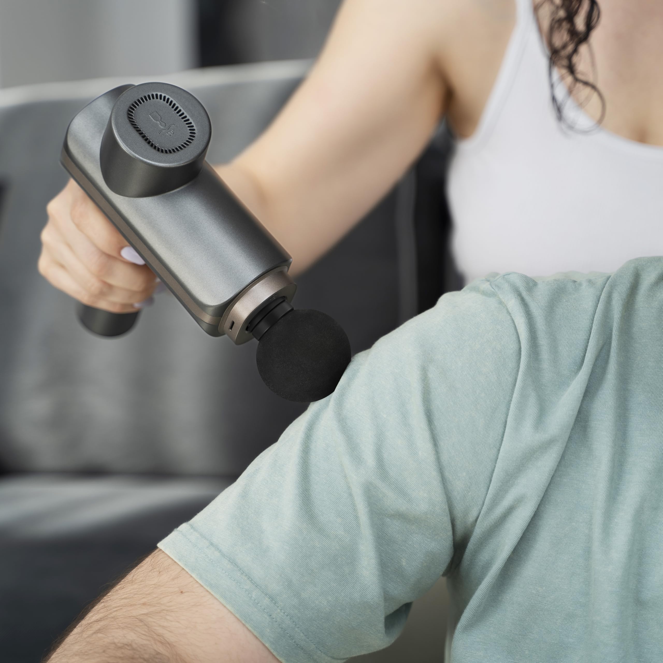 3 testine massaggianti per pistole massaggianti, sostituibili, accessori per pistola massaggiante per tessuti profondi, accessori per corridori e atleti per rilassamento muscolare, diametro