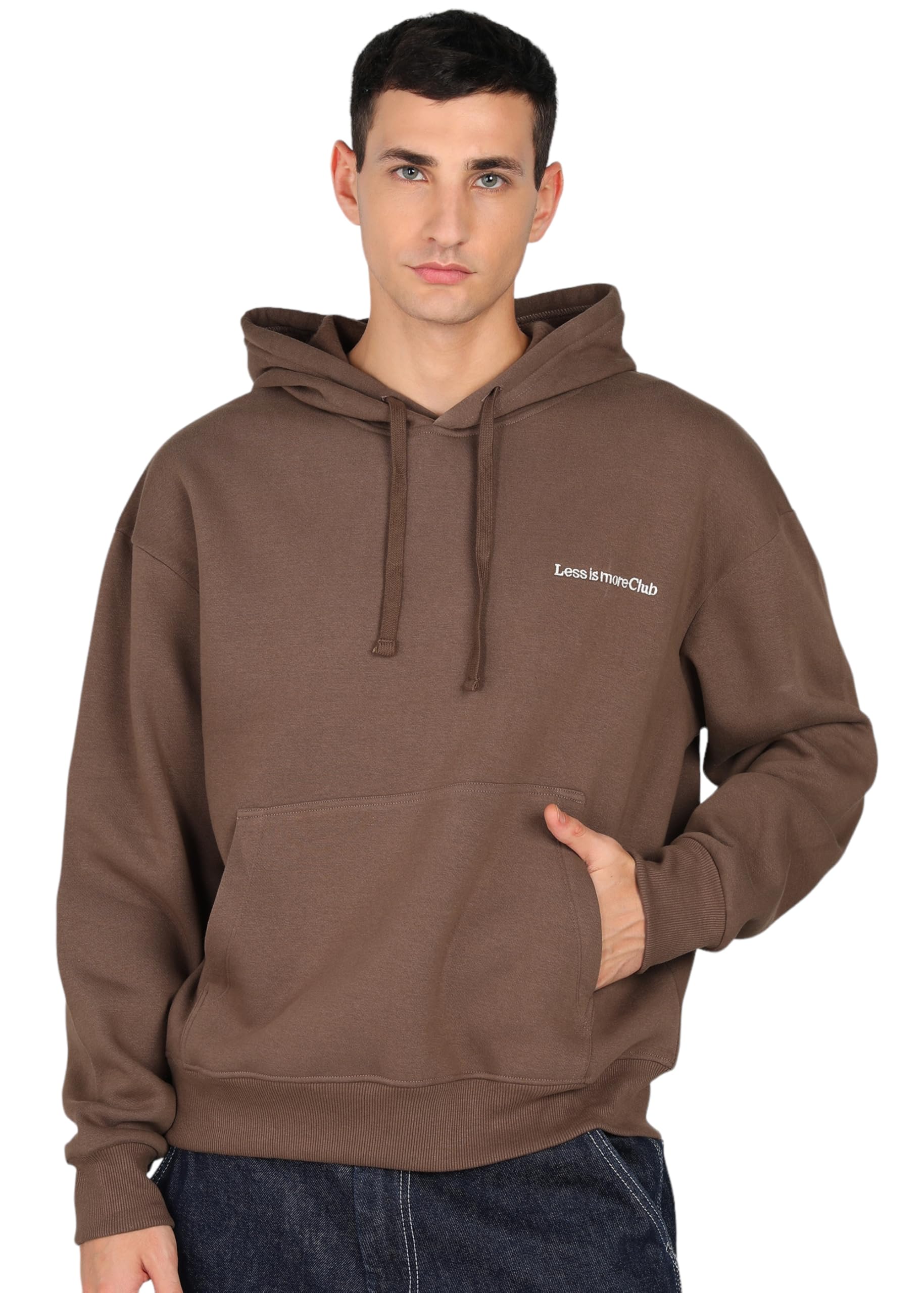 Cotton Blend Printed Men's Oversize Hooded Neck Hoodies-image-27