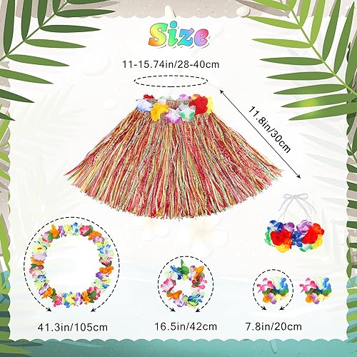 Miniatura 9 de Conjunto de disfraz hawaiano de 118in para niñas