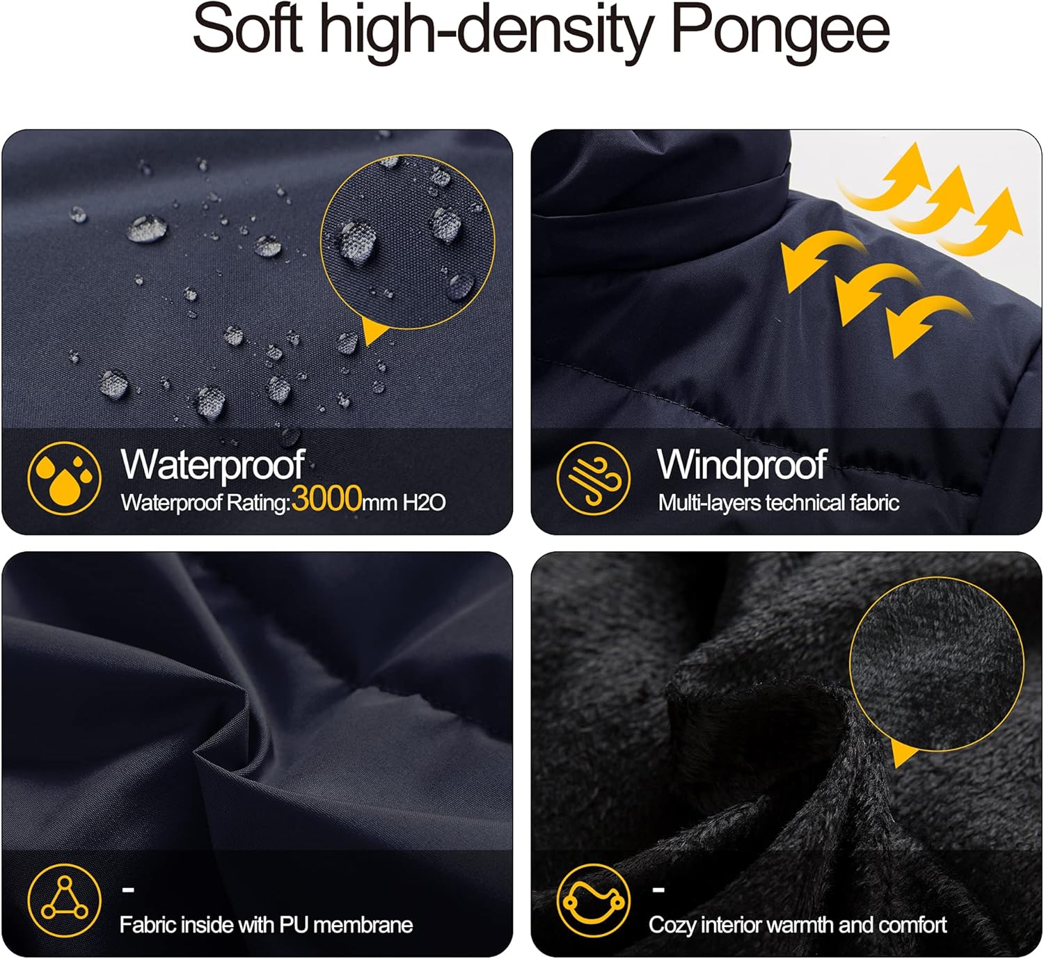 Chrisuno Women's Winter Warm Coats Puffer Jacket Long Drawstring Waterproof Snow Parka With Removable Faux Fur Trim Hood - Image 5