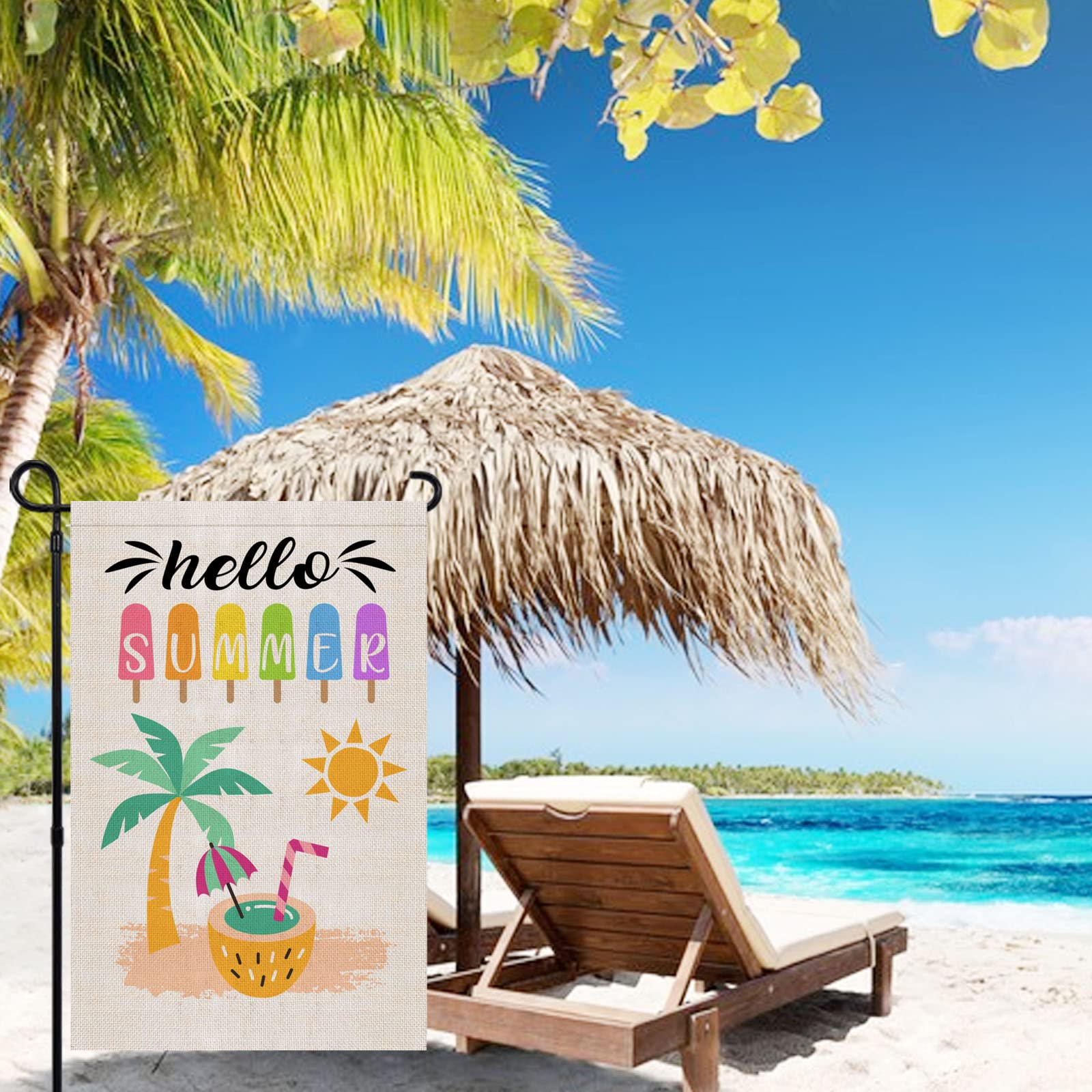 Artsy Woodsy Drapeau De Jardin Du 4 Juillet - 30,5 X 45,7 Cm - Double Face