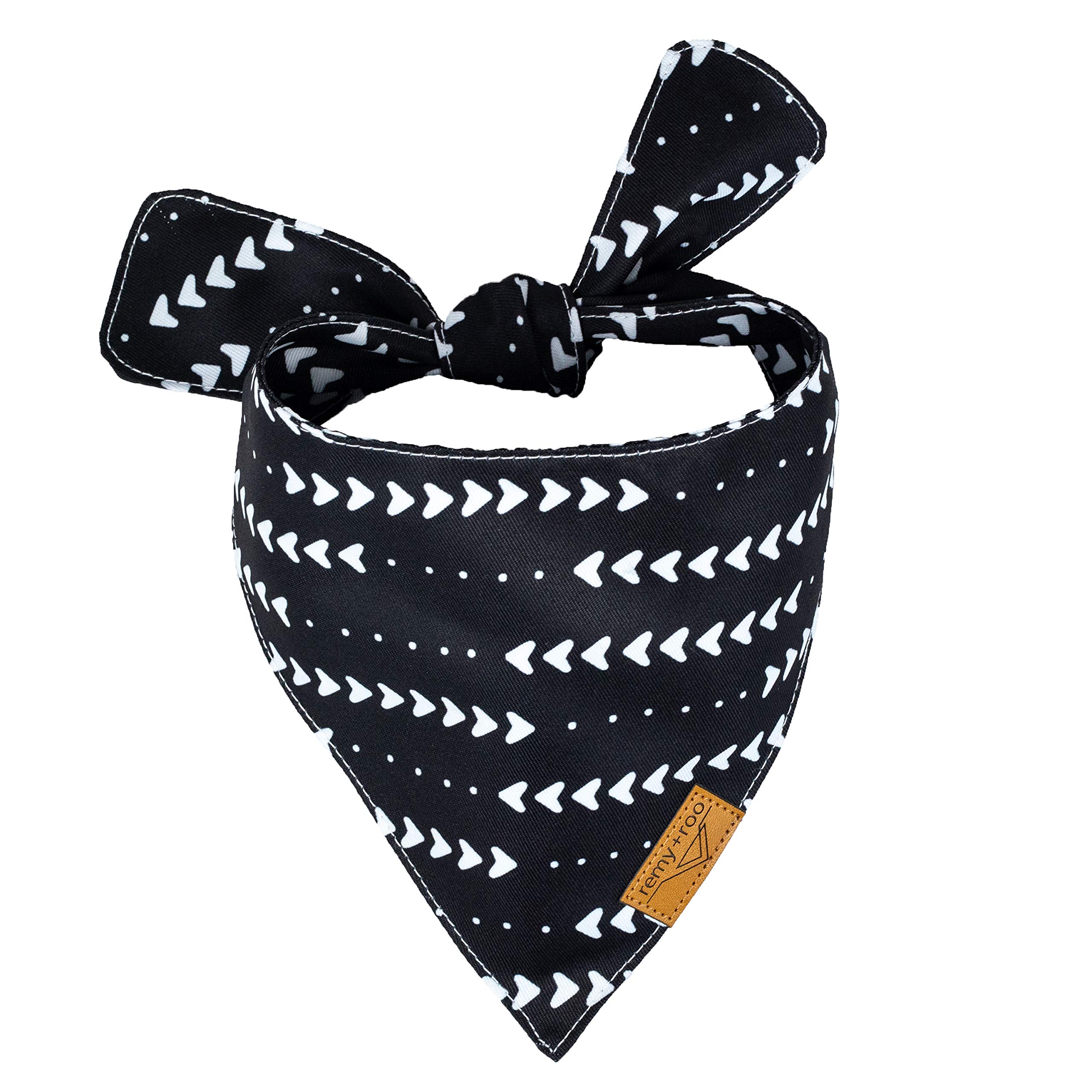 Remy+Roo Lot de 4 bandanas pour chien en tissu durable de qualité supérieure Forme unique Réglable Plusieurs tailles disponibles XL