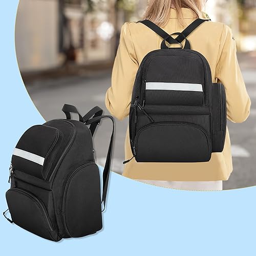 Miniatura 8 de GRAOSO Stroller Storage Bag Compatible with Doona Infant Car Seat, Stroller Organizer with Detachable Shoulder Strap, Baby Diaper Backpack Easily