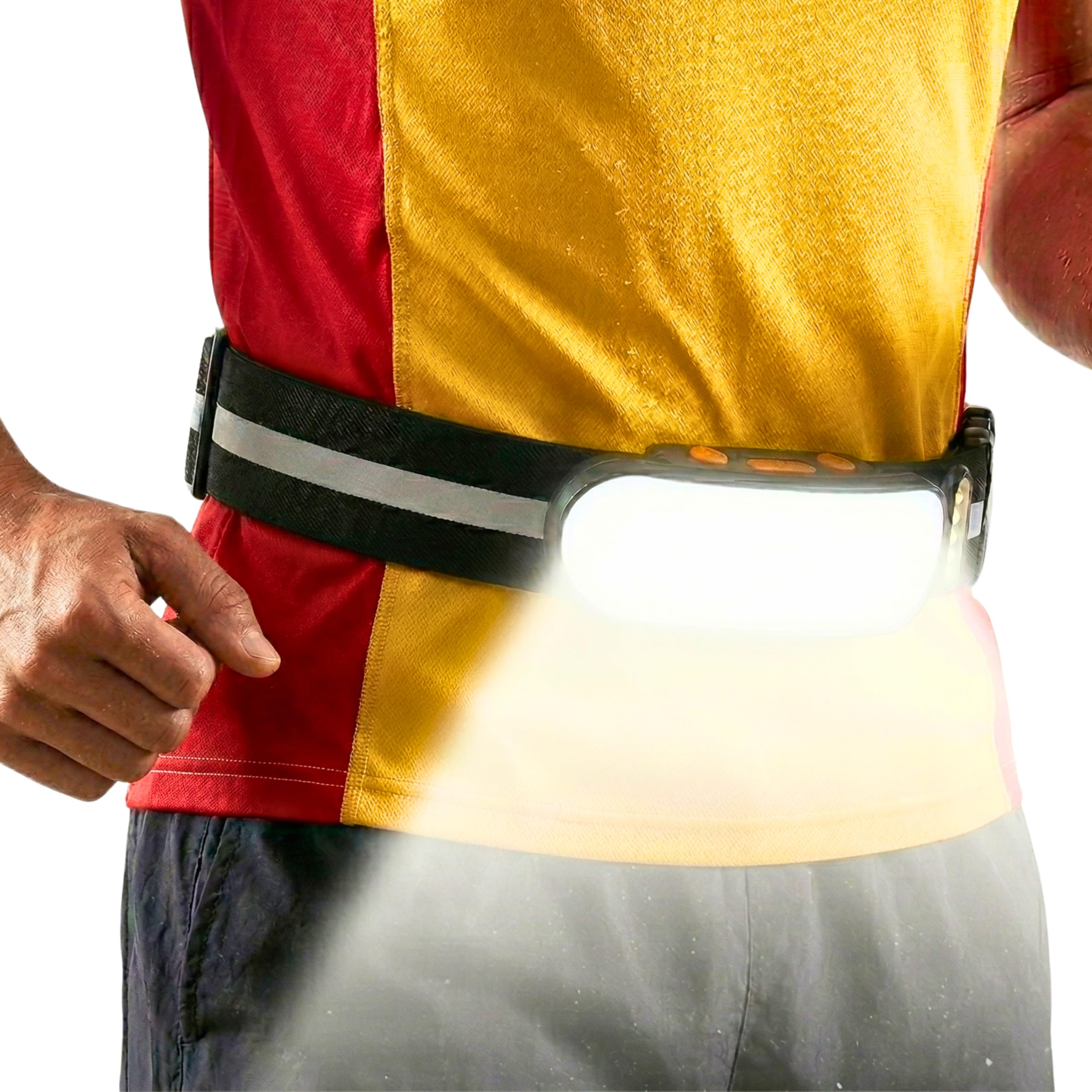 Lámpara de cinturón, luz de correr, luz de cinturón de deportes al aire libre, cinturón de correr LED, luz de cintura para deportes nocturnos, iluminación para senderismo nocturno