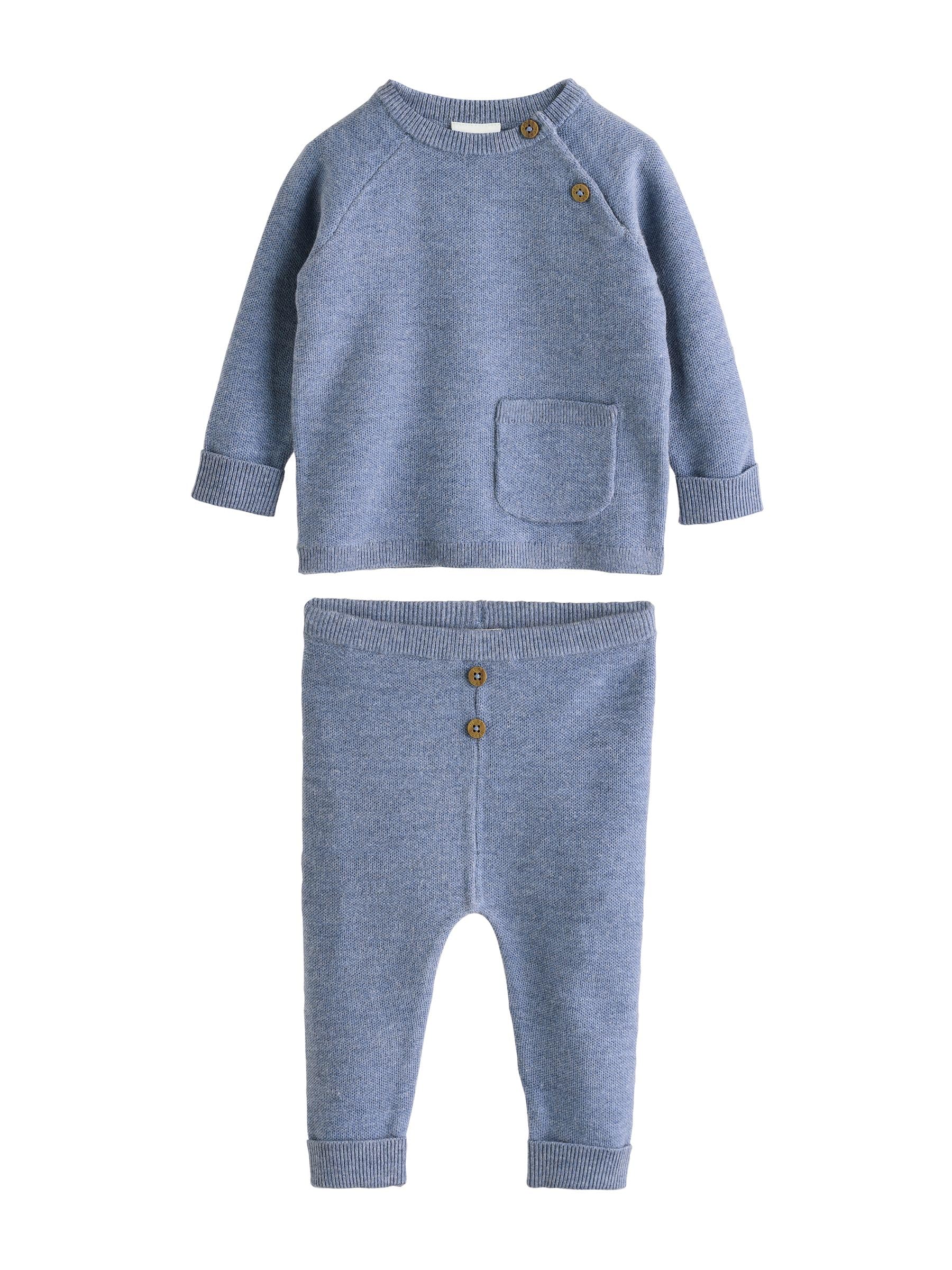 NEXT Bebés niño Conjunto de jersey y leggings de punto para bebé