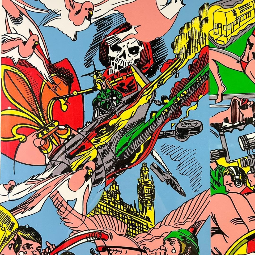 アート・デザイン・音楽 ERRO  Gudmundur Erro Amazon.co.jp: Gudmunduruero Collage Signed Gudmundur ERRO