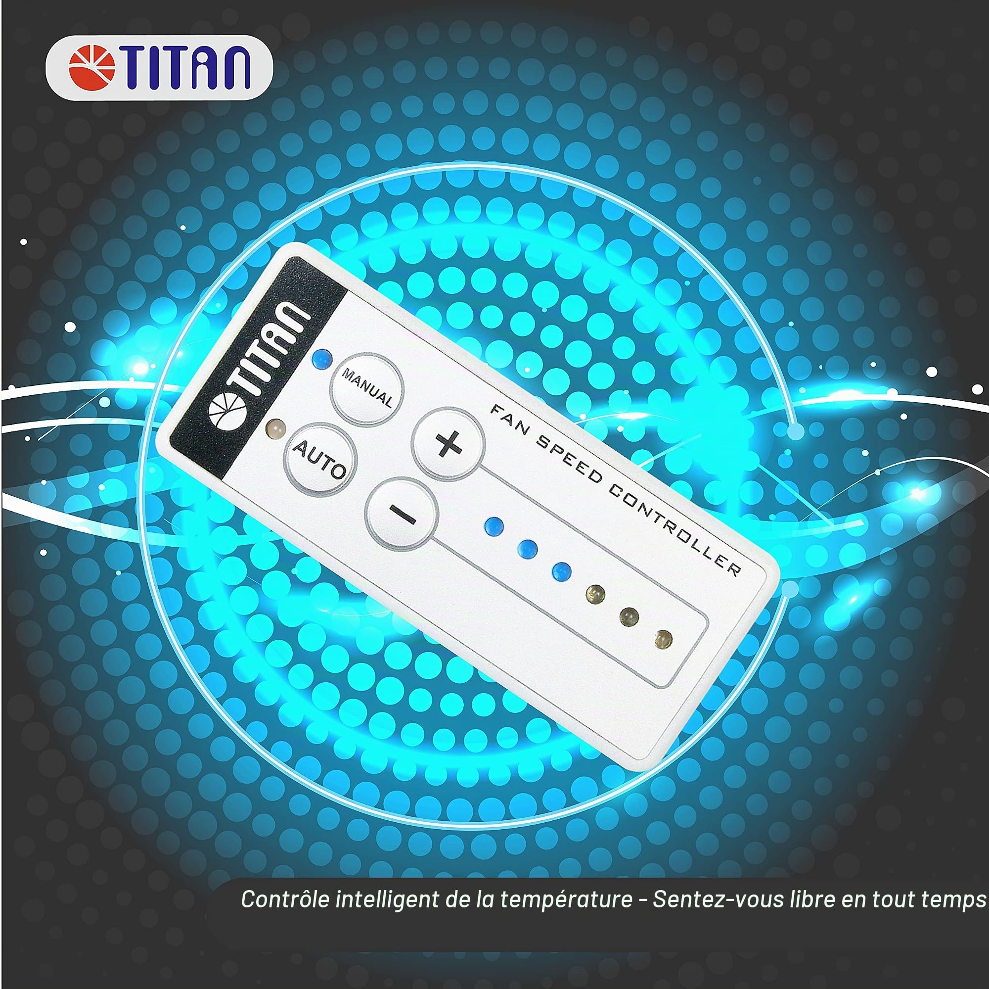 TITAN TTC de SC22 Réfrigérateur Ventilateur, frigo camping car (90mm)