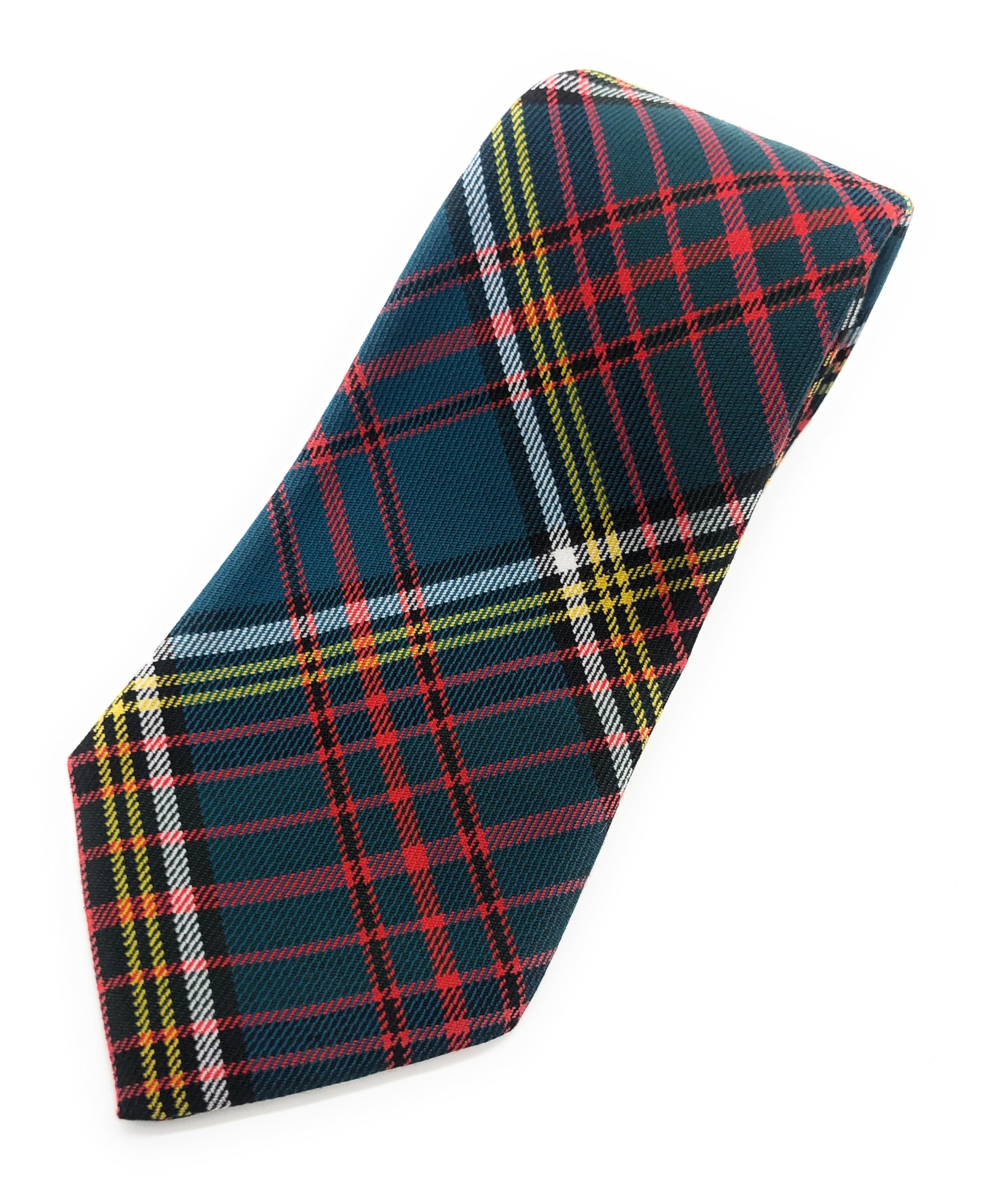Scottish Essence Anderson Scottish Tartan Necktie, Traditional Clan Pattern, Made In Scotland, Multiple Tartans Available (Anderson)