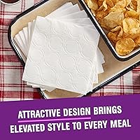 Vista 7 de Vanity Fair Servilletas de Papel Premium Extra Absorbentes, 960 Unidades, Servilletas Desechables Hechas Suaves y Fuertes para Comidas Desordenadas