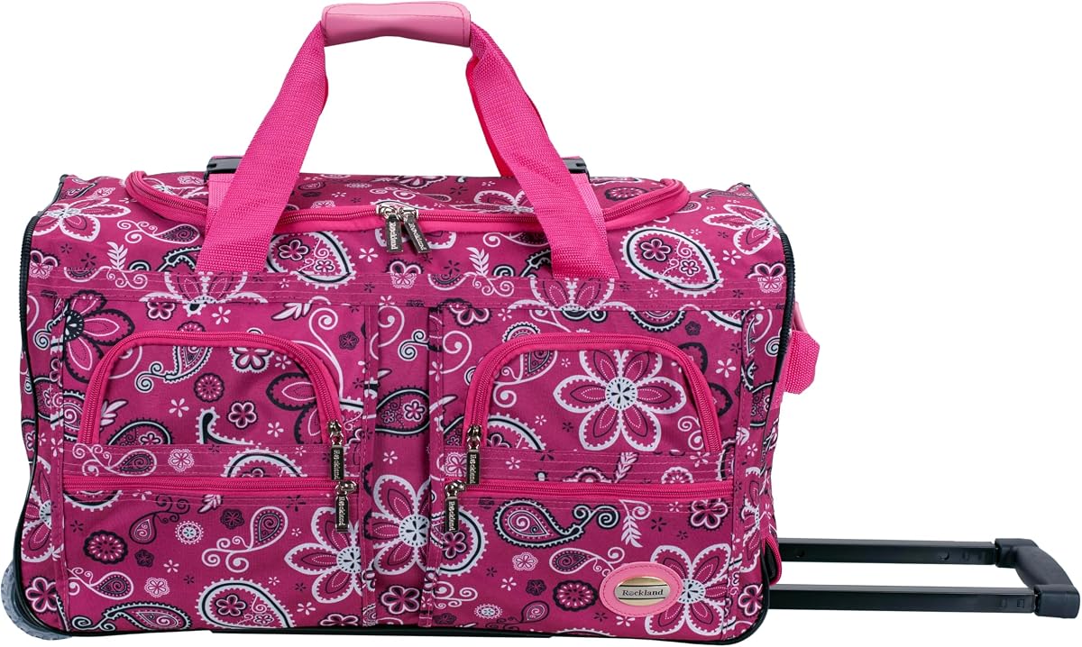 Bolsa de lona enrollable, negra, 22"