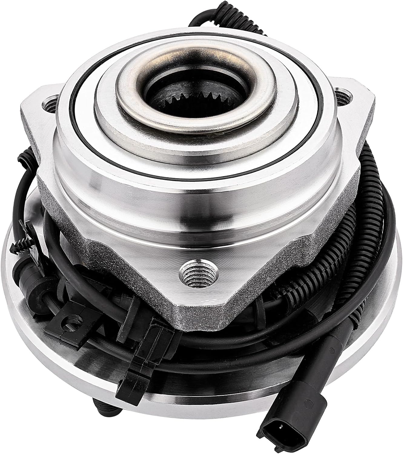 JLEO 513176 Front Left (Driver Side) Wheel Hub Bearing Assembly Replacement Fits for Jeep Liberty 2002-2005 (4-Wheel ABS),for Jeep Liberty 2006-2007 (All Models)