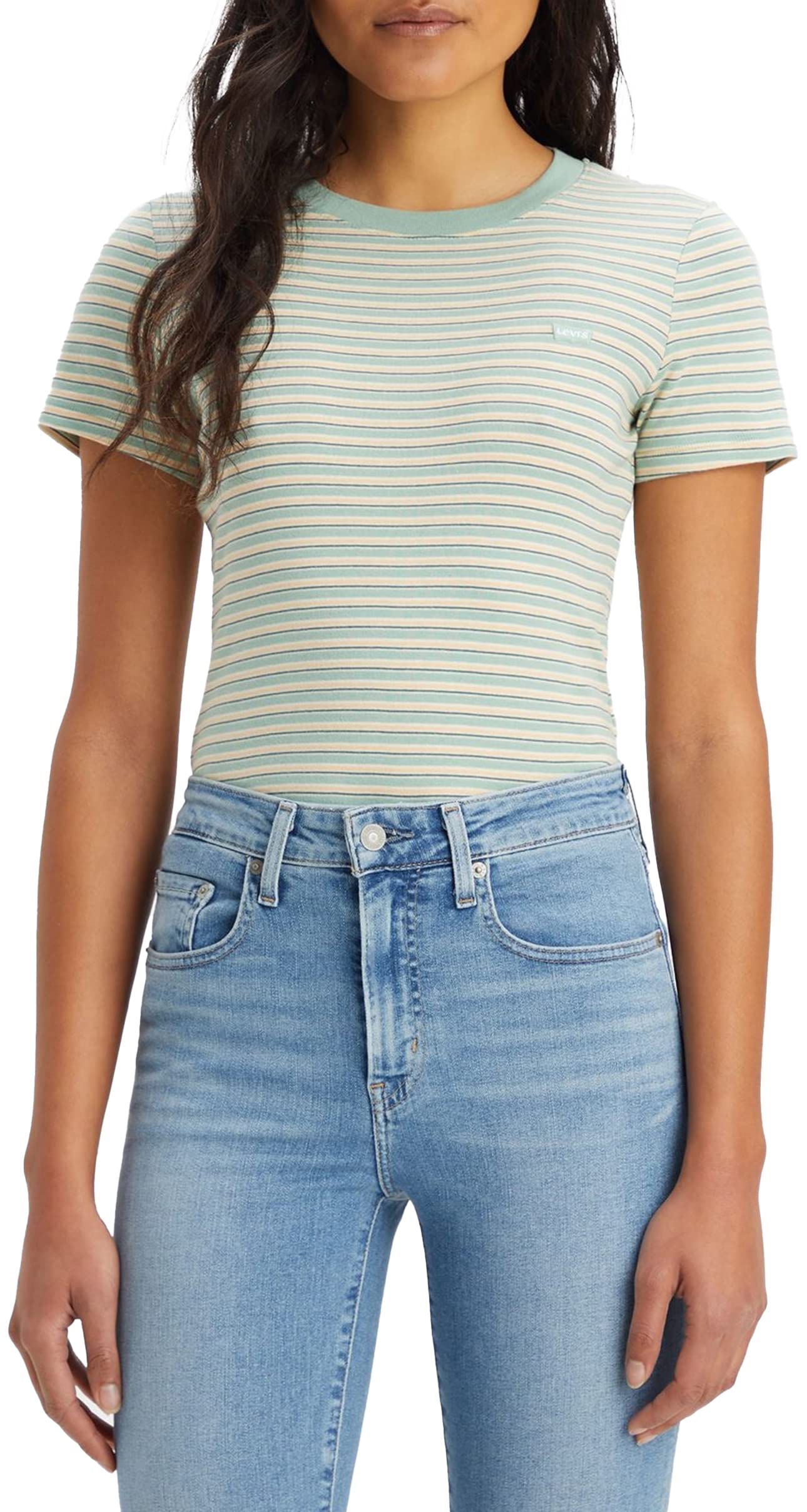 Levi's SS Rib Baby tee Camiseta para Mujer