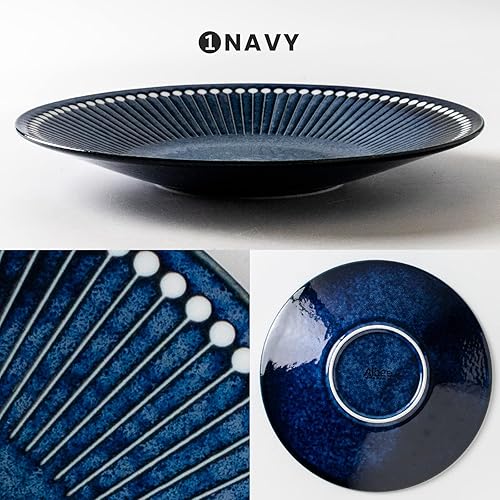 Miniatura 7 de Minorutouki mino ware "Albee" Lightweight Plate 3 Colors Set, 8.74×H1.18in 13.25oz Made in Japan