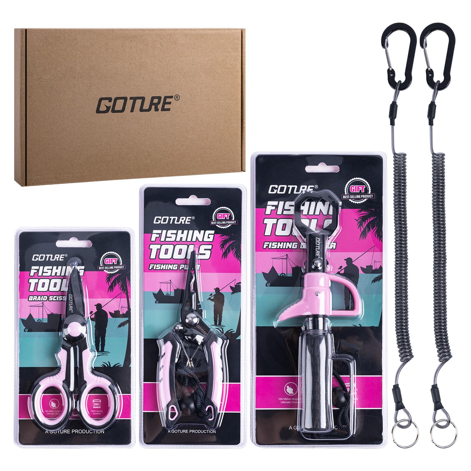 Goture Fishing Tool Kit, Saltwater Gear Set, Gifts for Men
