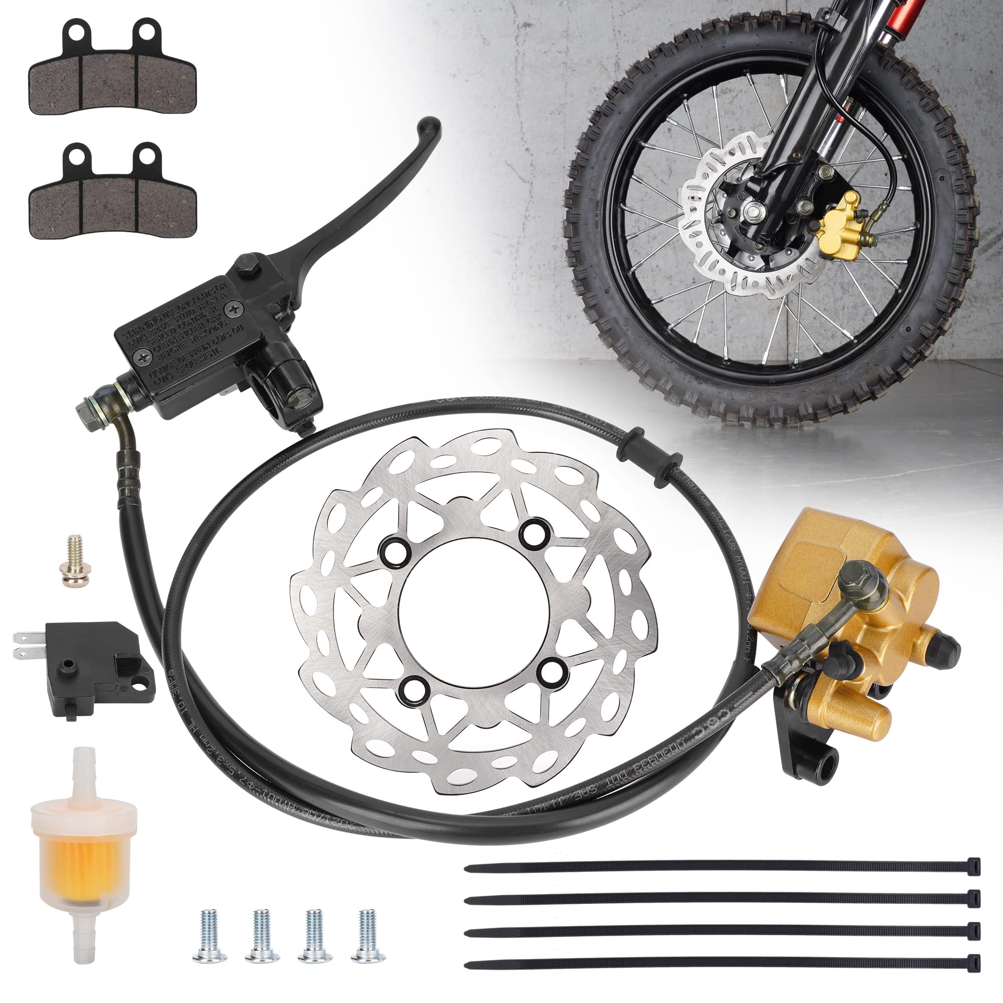 バイク用ブレーキ組み付け距離100mm